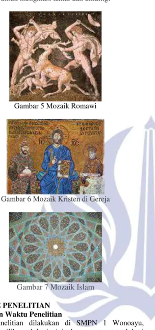 Gambar 5 Mozaik Romawi 