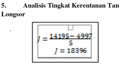 Gambar 4. Peta Analisis Kerentanan Lingkungan 