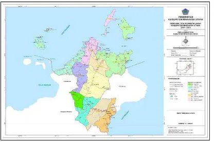 Gambar 2. Peta Administrasi Kabupaten Minahasa Utara 