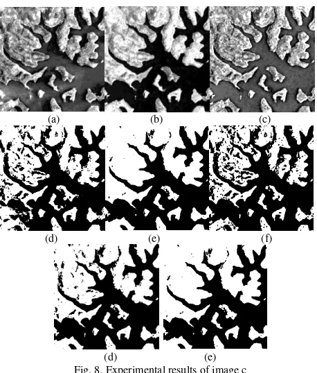 Fig. 8. Experimental results of image c 