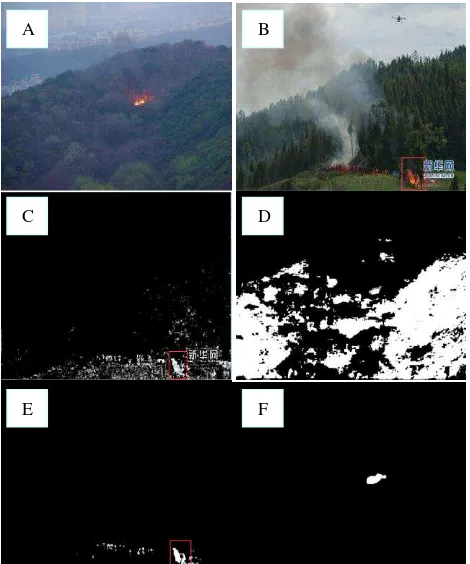 Table 1. Forest Flame Sample Data Processing Results 