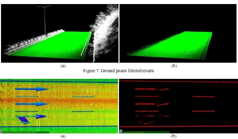 Figure 7. Ground points filtered results 