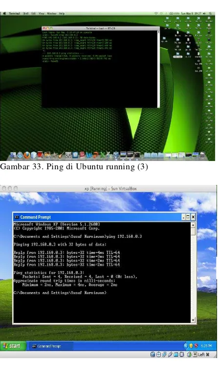 Gambar 33. Ping di Ubuntu running (3) 