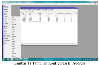 Gambar 11 Tampilan Konfigurasi IP Address 