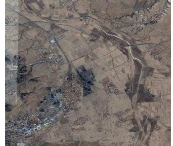 Fig.2 optical image of Yuanbaoshan District, Chifeng City,  P.R.China 