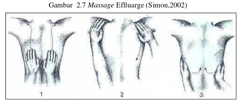 Gambar  2.7 Massage Eflluarge (Simon,2002) 