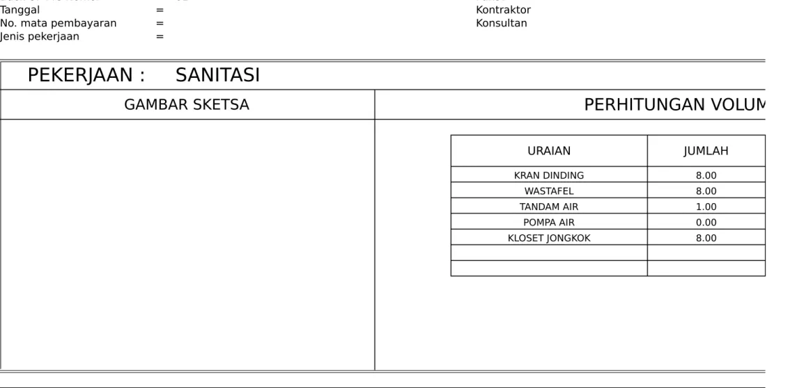 GAMBAR SKETSA PERHITUNGAN VOLUME