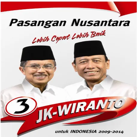 Gambar 1. Logo pasangan JK-Wiranto