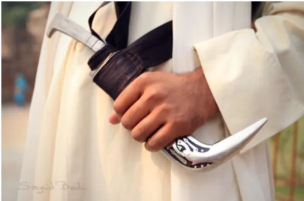Gambar 2.5 Kirpan (Pedang Kecil umat Sikh).  