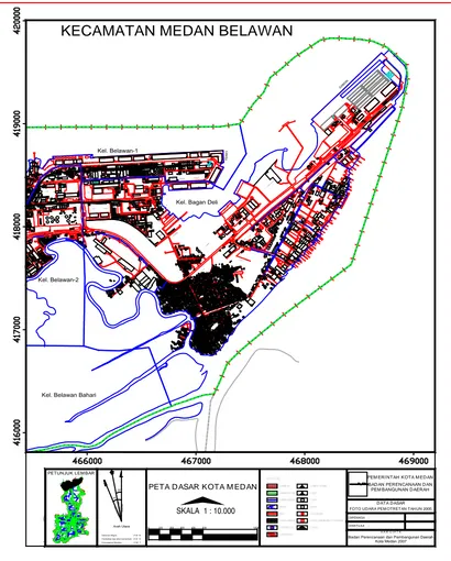 Gambar 4.2 Peta Administrasi Kelurahan Bagan Deli 