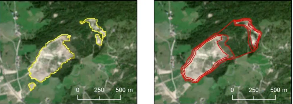 Figure 2: Error types in a remote sensing image classification. 