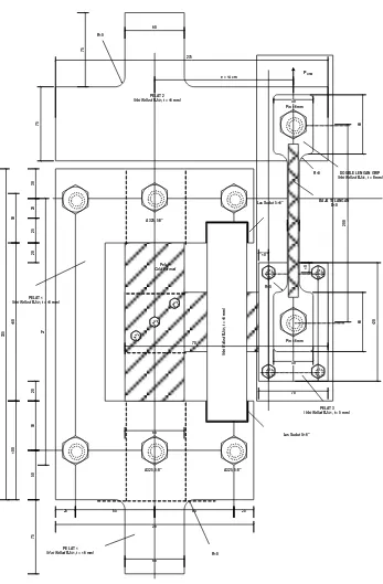 Gambar 3.1.2.1  Sambungan dengan 3 baut 