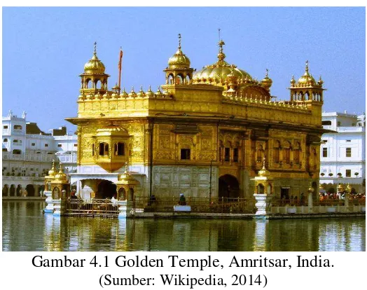Gambar 4.1 Golden Temple, Amritsar, India. 