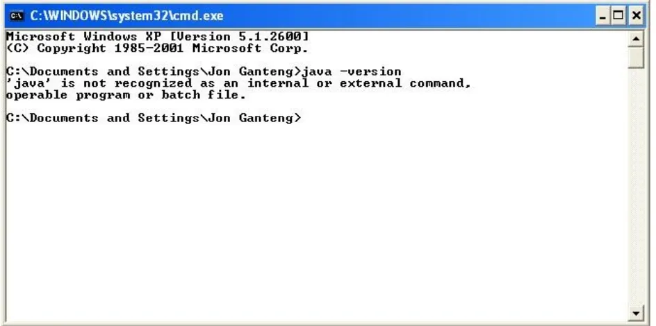 Gambar 3: Membuka Command Prompt Windows