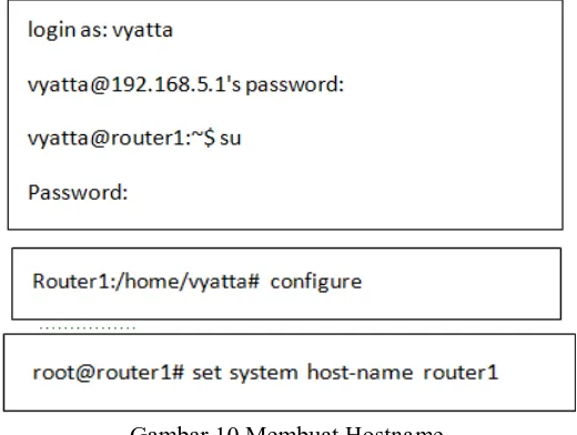 Gambar 10 Membuat Hostname   