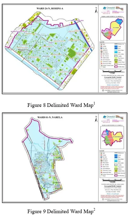 Figure 8 Delimited Ward Map1