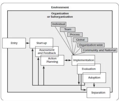 Gambar 1 Model Pengembangan Organisasi (MacLean, 2009)  