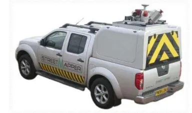 Figure 1. Street Mapper, the LiDAR mobile mapping system utilized in this research. 