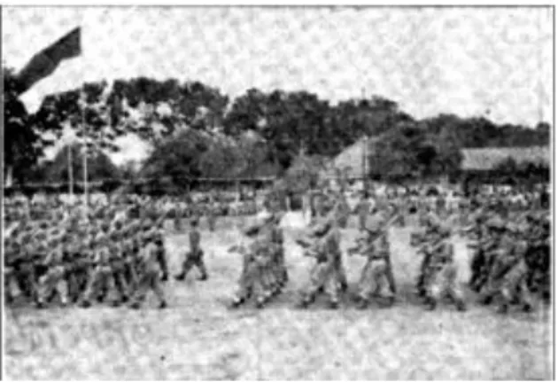 Gambar 4.10 Parade Militer RI pada Peringatan Hari Proklamasi Tahun   1950 di  Lapangan Merdeka Medan 