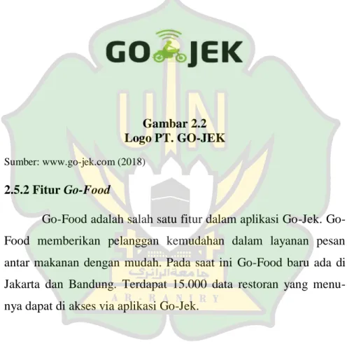 Gambar 2.2  Logo PT. GO-JEK  Sumber: www.go-jek.com (2018) 