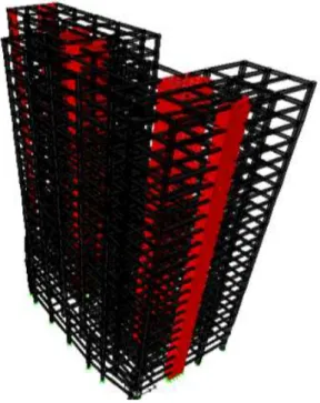 Gambar 3.Pemodelan Struktur 3D 
