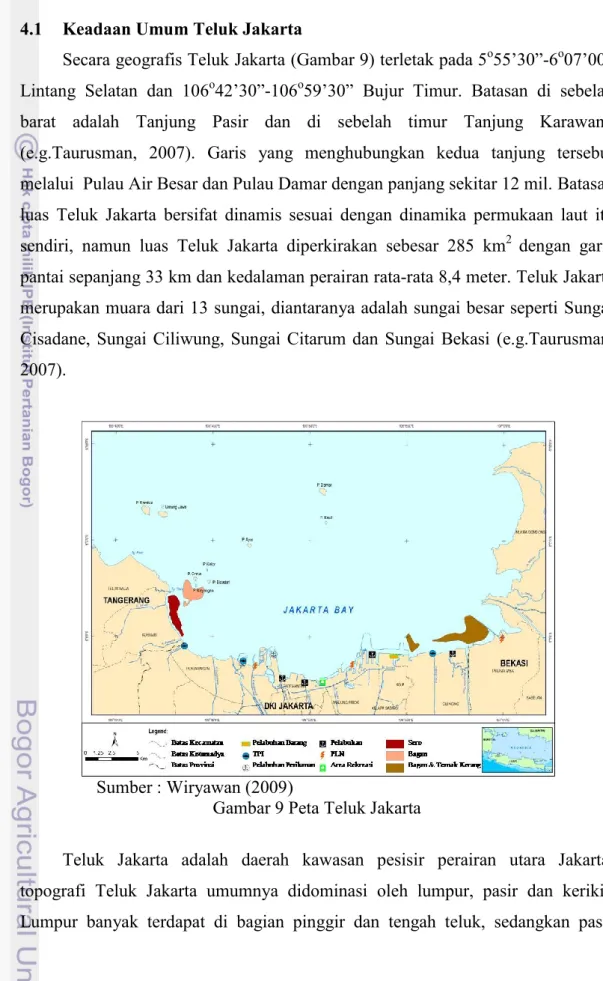 Gambar 9 Peta Teluk Jakarta 