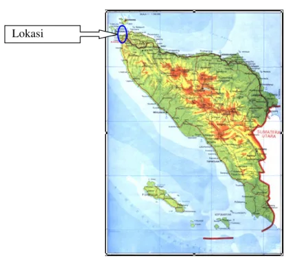 Gambar 1. 1 Peta Wilayah Lokasi Studi 