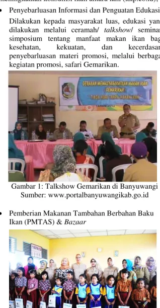 Gambar 3: Bilboard Gemarikan di Surabaya  Sumber: Instagram DiskanlutJatim  Diskanlut Jatim memasang berbagai iklan layanan  masyarakat  di  billboard  yang  ada  di  Jawa  Timur