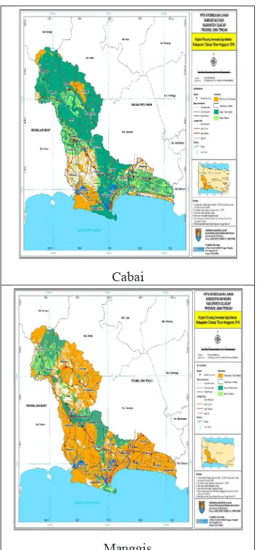 Gambar 3. Peta Kesesuaian Lahan di Kabupaten Cilacap