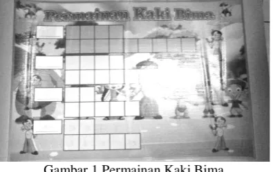 Gambar 1 Permainan Kaki Bima 