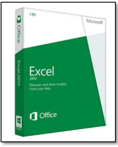 Gambar 15. Perangkat lunak  Microsoft Excel 2013  Microsoft Excel 2013 memiliki spesifikasi sebagai berikut: 