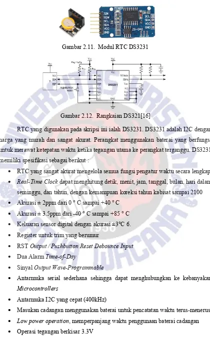 Gambar 2.11. Modul RTC DS3231 