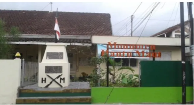 Gambar 2. Monumen Hantu Maut di Prawirotaman  Dokumentasi Pribadi (2018) 