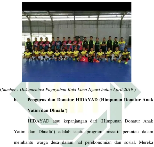 Gambar  4.4  Kegiatan  Futsal  Paguyaban  Pedagang  Kaki  Lima  Ngawi  dengan Paguyuban Pedagang Kaki Lima Semarang 