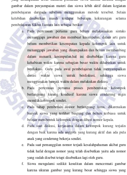 gambar dalam penyampaian materi dan siswa lebih aktif dalam kegiatan 