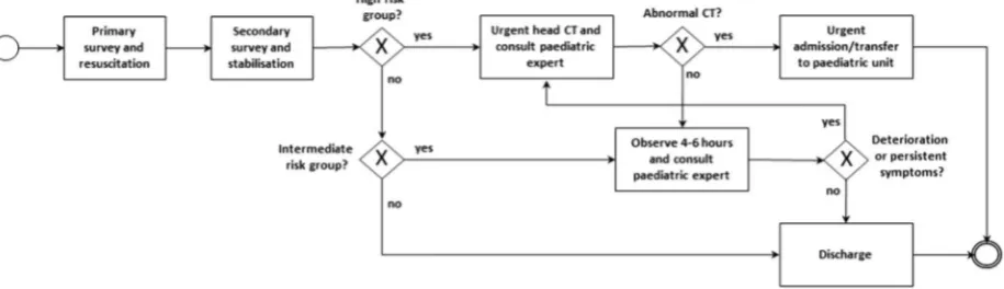 Fig. 1. Clinical process for treatment of juveniles with head injuries [33].
