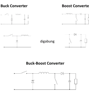 Gambar 12. Rangkaian buck-boost converter. 