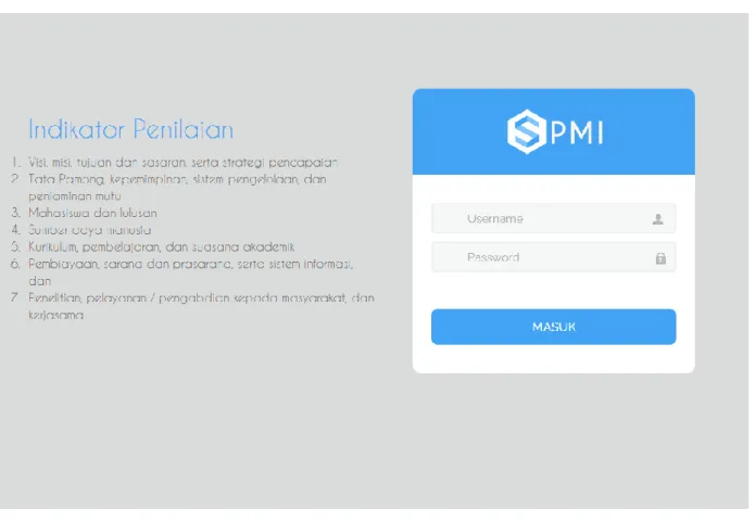 Gambar 1.1. Login Jurusan 