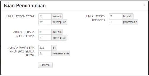 Gambar 2.3. Form Isian Data Pendahuluan 