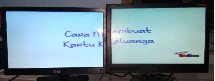 Gambar 13. Video Wall Dengan Resolusi 1080x600 