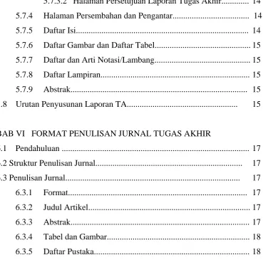 Tabel dan Gambar................................................................... 18 