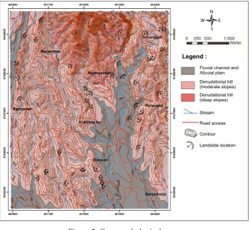 Figure 2: Geomorphological map.
