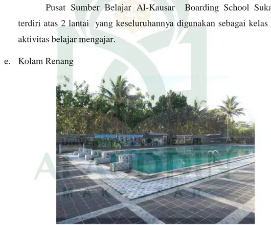 Gambar II.10. Kolam Renang  Al-Kausar  Boarding School Sukabumi  (Sumber : alkausar.sch.id diakses 11 September, 2018) 
