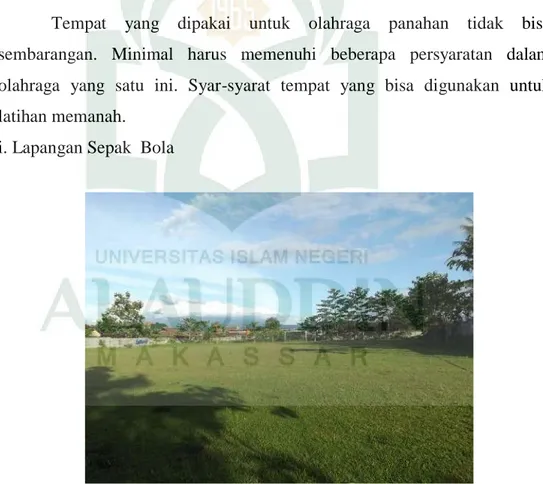Gambar II.14. Lapangan Sepak Bola  Al-Kausar  Boarding School Sukabumi  (Sumber : alkausar.sch.id diakses 11 September, 2018) 