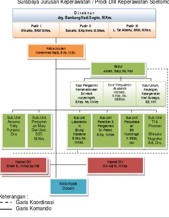 Gambar 1 : Struktur Organisasi  Politeknik Kesehatan Kemenkes 