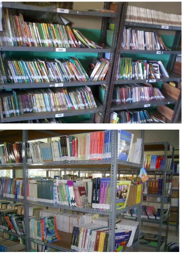 Gambar 3 : Koleksi Perpustakaan SMA Dharma Pancasila  