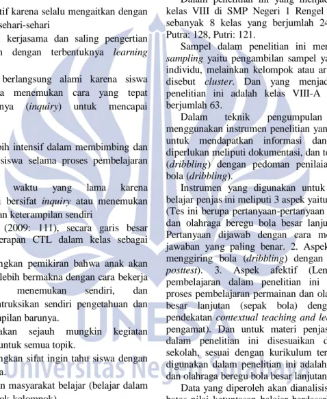 Tabel 1.1 One Group Pretest-Posttest Design 