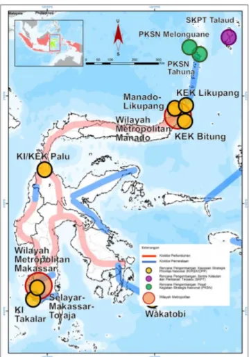 Gambar 2.5. Rencana Pengembangan Pulau Sulawesi 2020-2024 