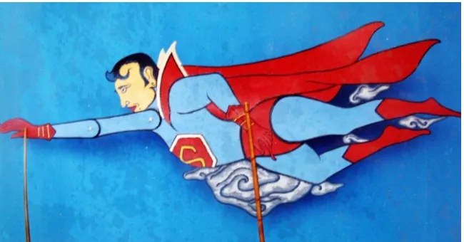 Gambar 6. Wayang Superstar Superman 