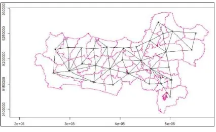 Figure 10. Results Of Inter-Regency Relation Network Mapping 